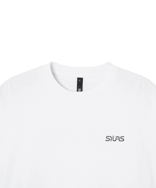 SILAS(サイラス)の「WORM LOGO WIDE L/S TEE(Tシャツ/カットソー・メンズ・ブラック/グリーン/ホワイト・XL/M/L)」の6枚目の写真