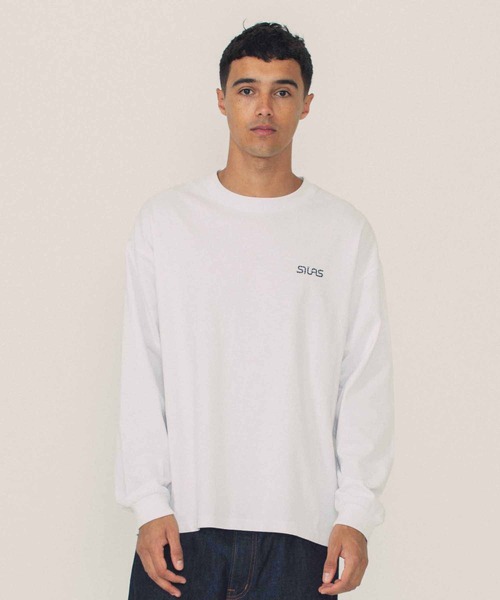 SILAS(サイラス)の「WORM LOGO WIDE L/S TEE(Tシャツ/カットソー・メンズ・ブラック/グリーン/ホワイト・XL/M/L)」の13枚目の写真