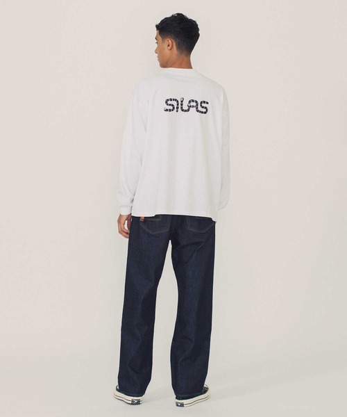 SILAS(サイラス)の「WORM LOGO WIDE L/S TEE(Tシャツ/カットソー・メンズ・ブラック/グリーン/ホワイト・XL/M/L)」の17枚目の写真