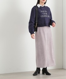 N.（N. Natural Beauty Basic） | 【S Size Line】◆フェイクスウェードセミＡラインスカート(スカート)