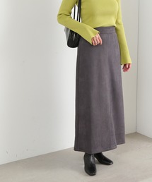 N.（N. Natural Beauty Basic） | 【S Size Line】◆フェイクスウェードセミＡラインスカート(スカート)