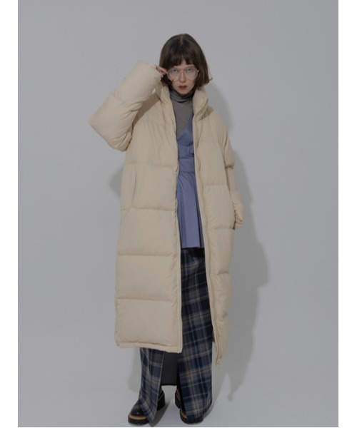 AMAIL（アマイル）の「Standard bread long coat（ダウンジャケット/コート・レディース・アイボリー/ブラック/ベージュ・FREE）」の20枚目の写真