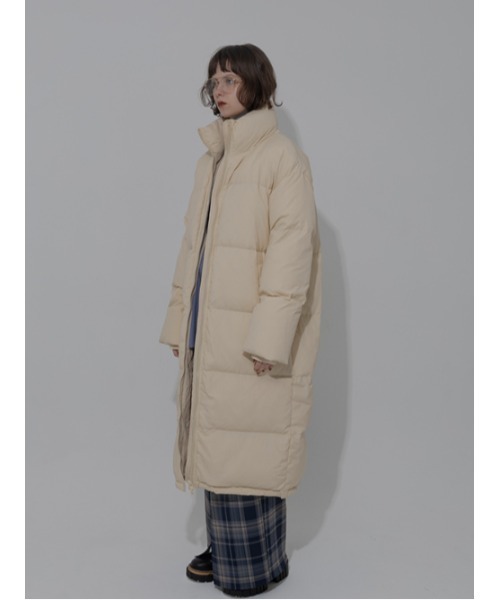 AMAIL（アマイル）の「Standard bread long coat（ダウンジャケット/コート・レディース・アイボリー/ブラック/ベージュ・FREE）」の22枚目の写真