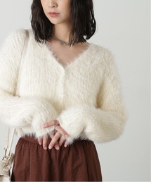 FREE'S MART | ◆［ＷＥＢ限定］フェザーショート丈カーディガン(カーディガン/ボレロ)