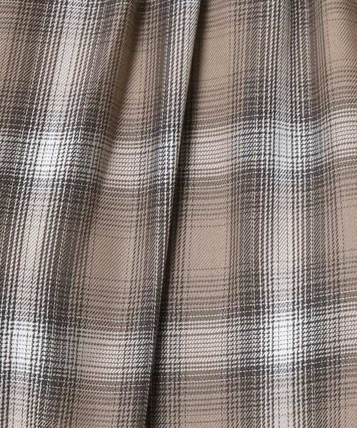 SHOO・LA・RUE（シューラルー）の「◆華奢見え フリルハイネック チェックブラウス（シャツ/ブラウス・レディース・ブラウン系2/ブルー系6・04/03/02）」の9枚目の写真