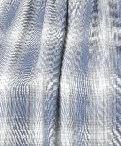 SHOO・LA・RUE（シューラルー）の「◆華奢見え フリルハイネック チェックブラウス（シャツ/ブラウス・レディース・ブラウン系2/ブルー系6・04/03/02）」の10枚目の写真