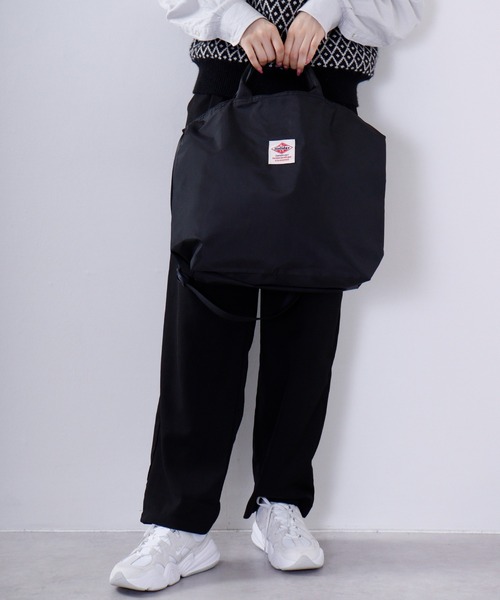 Ree&Mee(リーアンドミー)の「Ree&Mee 2WAY ニュースペーパー トートバッグ ショルダーバッグ 男女兼用(トートバッグ・メンズ・ブラック/ネイビー・FREE)」の4枚目の写真