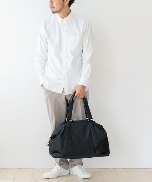 VitaFelice（ヴィータフェリーチェ）の「ナイロン2wayユニセックボストンバッグ（ボストンバッグ・レディース・ブラック/グレー/モカ・FREE）」の7枚目の写真