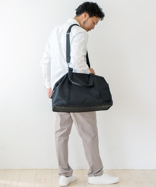 VitaFelice（ヴィータフェリーチェ）の「ナイロン2wayユニセックボストンバッグ（ボストンバッグ・レディース・ブラック/グレー/モカ・FREE）」の8枚目の写真