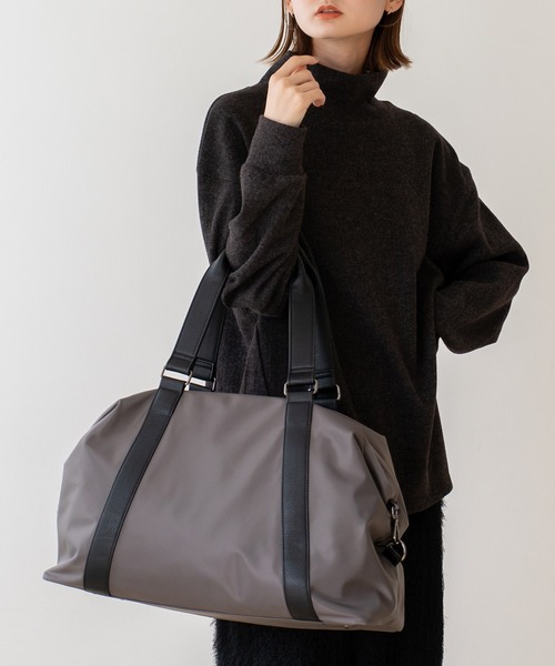 VitaFelice（ヴィータフェリーチェ）の「ナイロン2wayユニセックボストンバッグ（ボストンバッグ・レディース・ブラック/グレー/モカ・FREE）」の15枚目の写真