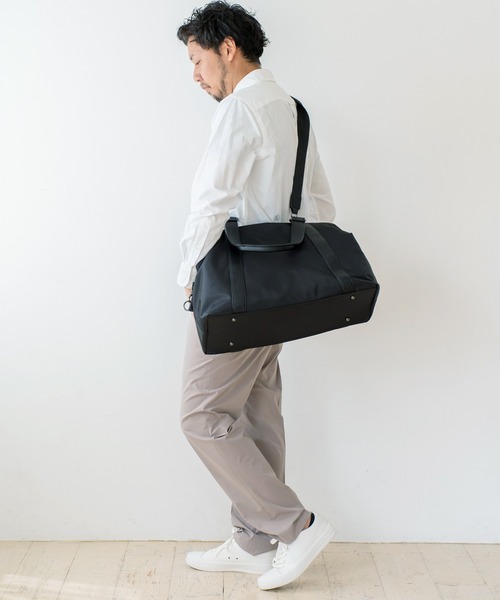 VitaFelice（ヴィータフェリーチェ）の「ナイロン2wayユニセックボストンバッグ（ボストンバッグ・レディース・ブラック/グレー/モカ・FREE）」の16枚目の写真