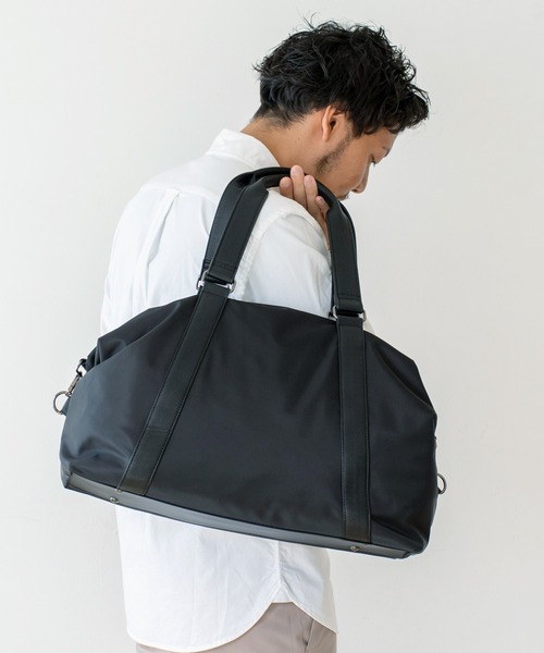 VitaFelice（ヴィータフェリーチェ）の「ナイロン2wayユニセックボストンバッグ（ボストンバッグ・レディース・ブラック/グレー/モカ・FREE）」の22枚目の写真