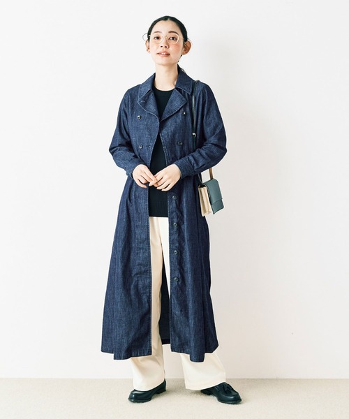 and myera(アンド マイラ)の「and myera ワイドなスラックス(スラックス・レディース・アイボリー/グレー・64/61/67/70/58/73)」の19枚目の写真
