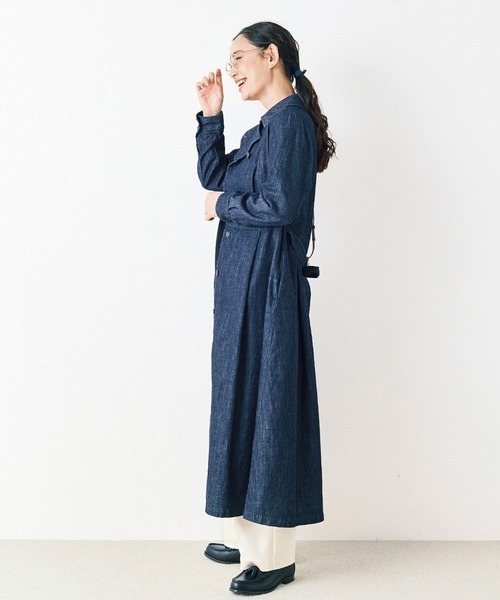 and myera(アンド マイラ)の「and myera ワイドなスラックス(スラックス・レディース・アイボリー/グレー・64/61/67/70/58/73)」の21枚目の写真