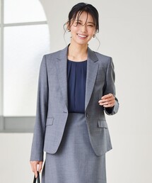 【新色追加/セットアップ対応】ラフィーネウール 一つ釦 ジャケット