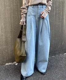 AIC. | ポケット2タックデニムワイドパンツ(デニムパンツ)