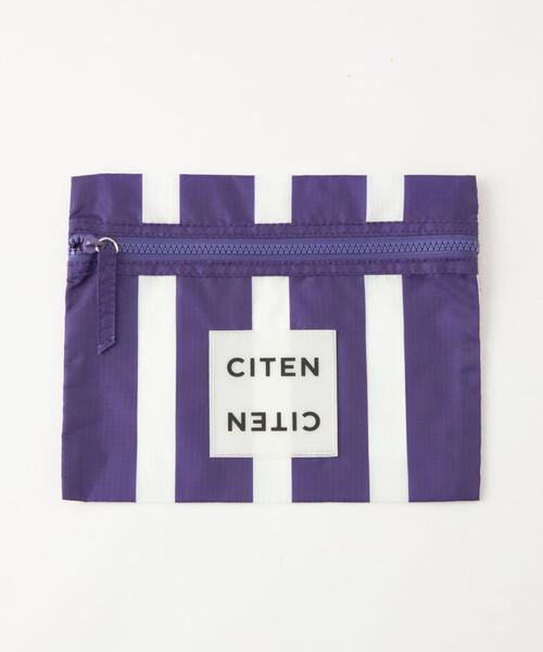 CITEN(シテン)の「<CITEN>フラット ポーチ ストライプ(その他雑貨・レディース・イエロー/オレンジ/ケリー/パープル/ブラック・FREE)」の12枚目の写真