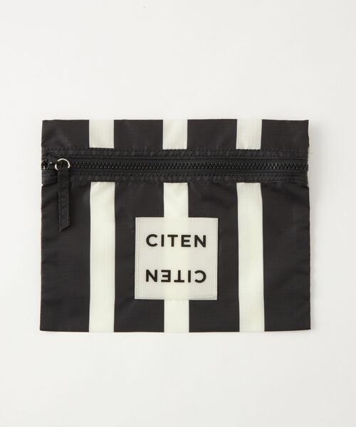 CITEN(シテン)の「<CITEN>フラット ポーチ ストライプ(その他雑貨・レディース・イエロー/オレンジ/ケリー/パープル/ブラック・FREE)」の20枚目の写真