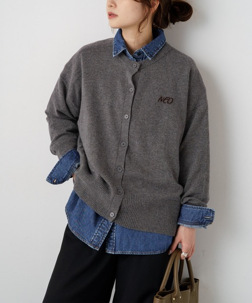 PUAL CE CIN（ピュアルセシン）の「ボーイフレンドデニムシャツ（シャツ/ブラウス・レディース・グレー/インディゴブルー・FREE）」の18枚目の写真