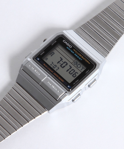 CASIO（カシオ）の「CASIO DATA BANK【WEB限定】（アナログ腕時計・メンズ・シルバー・FREE）」の3枚目の写真