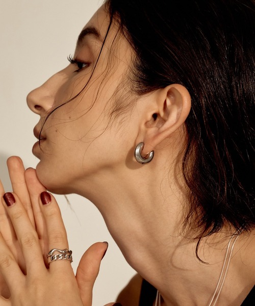 ノーブランド ピアス 両耳 Cross Pierce（ピアス（両耳用））｜and cloud（アンドクラウド