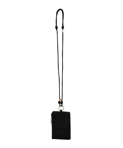スマホショルダーバッグ / original phone shoulder bag フォンショルダー スマホケース スマホカバー ミニバッグ グレージュ ブラック（スマホグッズ）｜Reurie'（レウリィ）