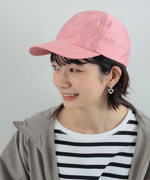 Ray BEAMS（レイビームス）の「La Maison de Lyllis × Ray BEAMS / 別注 SKY キャップ（キャップ・レディース・チャコールグレー/ピンク・ONE SIZE）」の2枚目の写真