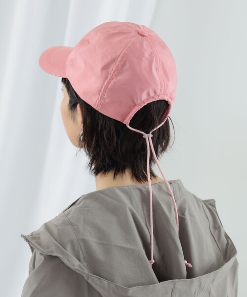 Ray BEAMS（レイビームス）の「La Maison de Lyllis × Ray BEAMS / 別注 SKY キャップ（キャップ・レディース・チャコールグレー/ピンク・ONE SIZE）」の5枚目の写真
