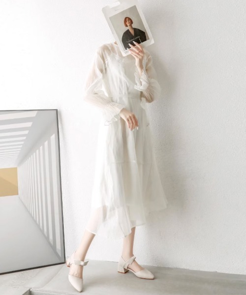 Miniministore(ミニミニストア)の「【新色追加】パンプス 痛くない リボンパンプスヒール(パンプス・レディース・ベージュ/アイボリー/ブラック・24.5cm/23.5cm/24.0cm/23.0cm/22.5cm/25.0cm)」の8枚目の写真