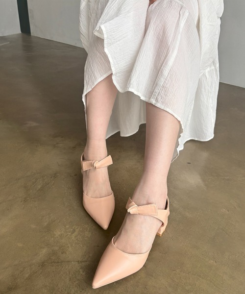 Miniministore(ミニミニストア)の「【新色追加】パンプス 痛くない リボンパンプスヒール(パンプス・レディース・ベージュ/アイボリー/ブラック・24.5cm/23.5cm/24.0cm/23.0cm/22.5cm/25.0cm)」の21枚目の写真