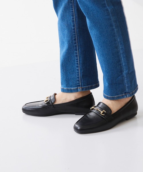 menue(メヌエ)の「新色追加【 極やわ 】 ローファー -晴雨兼用-(ローファー・レディース・アイボリー/グレイッシュベージュ/ブラック/ブラック系1/ダークブラウン・23.5cm/21.5cm/26.0cm/23.0cm/25.5cm/24.0cm/24.5cm/22.5cm/22.0cm/25.0cm)」の14枚目の写真