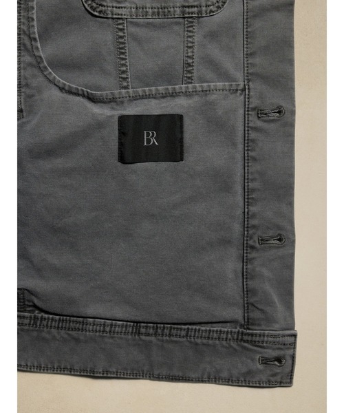 Banana Republic(バナナリパブリック)の「オーセンティック ブラッシュド キャンバス トラッカージャケット(デニムジャケット・メンズ・グレー・L/XL/M/S)」の6枚目の写真