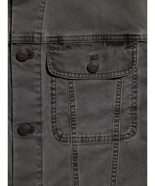 Banana Republic(バナナリパブリック)の「オーセンティック ブラッシュド キャンバス トラッカージャケット(デニムジャケット・メンズ・グレー・L/XL/M/S)」の7枚目の写真