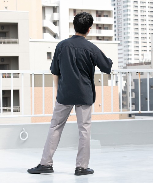 URBAN RESEARCH ROSSO MEN（アーバンリサーチロッソメン）の「『WEB限定』『XLサイズあり』ストレッチチノワンタックパンツ（その他パンツ・メンズ・カーキ/ベージュ/ネイビー/ブラック/グレー・SMALL/X-LARGE/LARGE/MEDIUM）」の18枚目の写真