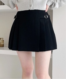 Heather | サイドベルトプリーツスカート　105079(スカート)