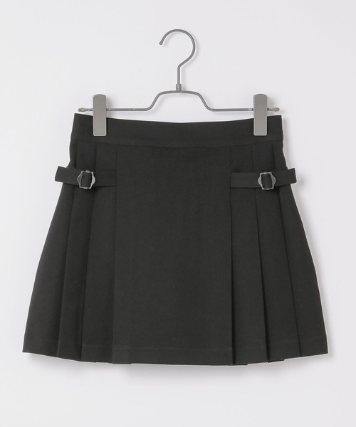 Heather（ヘザー）の「サイドベルトプリーツスカート　105079（スカート・レディース・グレー/ブラック/グレー系その他・S/M）」の4枚目の写真