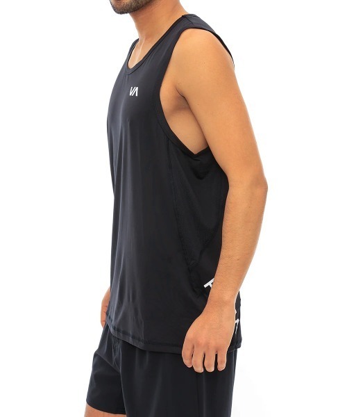 【セール】RVCA SPORT メンズ SPORT VENT SL ラッシュガード 【2024年春夏モデル】/ルーカワンポイントブランドロゴベーシックタンクトップ（タンクトップ）｜RVCA（ルーカ）