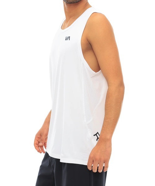 【セール】RVCA SPORT メンズ SPORT VENT SL ラッシュガード 【2024年春夏モデル】/ルーカワンポイントブランドロゴベーシックタンクトップ（タンクトップ）｜RVCA（ルーカ）