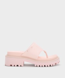 CHARLES & KEITH｜チャールズ＆キースのサンダル（ピンク/桃色系