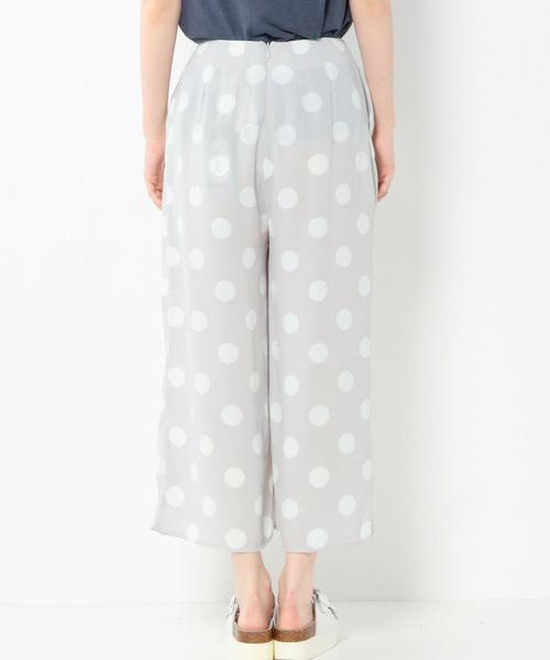 Another Edition(アナザーエディション)の「【WEB限定】◆theFIFTH◆ドットワイドパンツBCtheFIFTH DOT WIDE PT◆「(その他パンツ・レディース・ライトグレー/ネイビー・フリー)」の3枚目の写真