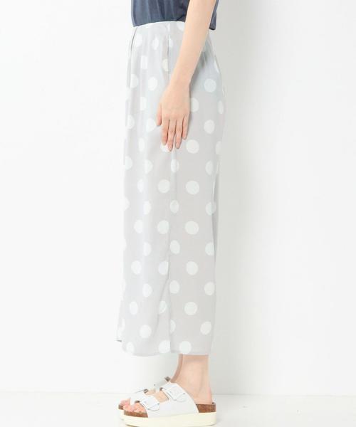 Another Edition(アナザーエディション)の「【WEB限定】◆theFIFTH◆ドットワイドパンツBCtheFIFTH DOT WIDE PT◆「(その他パンツ・レディース・ライトグレー/ネイビー・フリー)」の5枚目の写真
