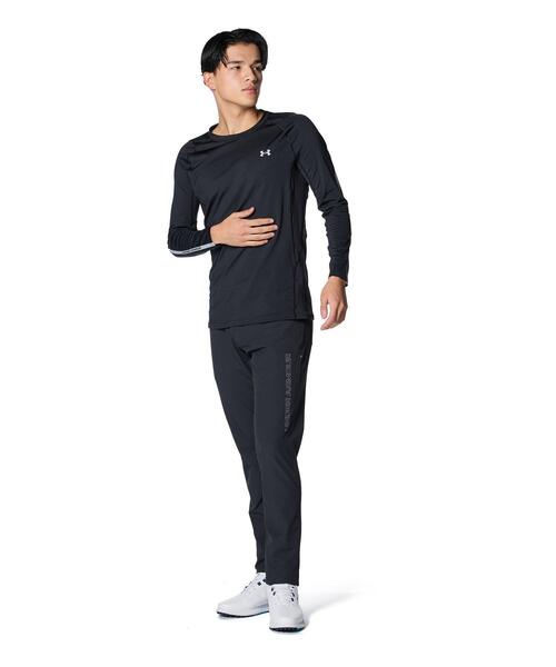 UNDER ARMOUR(アンダーアーマー)の「UAヒートギア フィッティド ノベルティ ロングスリーブ クルーネック シャツ(ゴルフ/メンズ)(Tシャツ/カットソー・メンズ・ブラック・XL/M/L/S/XXL)」の7枚目の写真