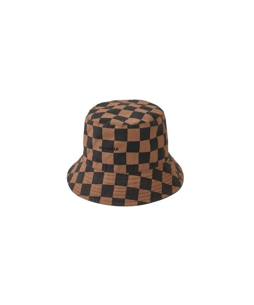 ENCIRCLE（エンサークル）の「【ENCIRCLE/エンサークル】Block check en bucket hat/ブロックチェックエンバケットハット（ハット・レディース・ブラウン/ライトグリーン・FREE）」の2枚目の写真
