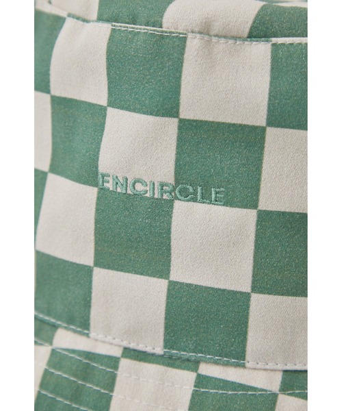 ENCIRCLE（エンサークル）の「【ENCIRCLE/エンサークル】Block check en bucket hat/ブロックチェックエンバケットハット（ハット・レディース・ブラウン/ライトグリーン・FREE）」の6枚目の写真