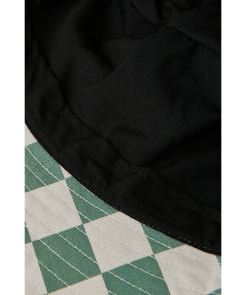 ENCIRCLE（エンサークル）の「【ENCIRCLE/エンサークル】Block check en bucket hat/ブロックチェックエンバケットハット（ハット・レディース・ブラウン/ライトグリーン・FREE）」の8枚目の写真