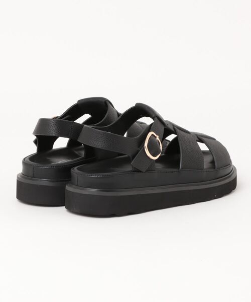 TITE IN THE STORE（ティテ　インザ　ストア）の「【MOHI/モヒ】ワイドグルカサンダル（サンダル・レディース・ブラック/オフホワイト・39/37）」の3枚目の写真