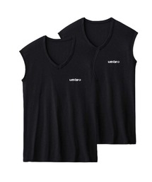 UMBRO（アンブロ）の「UMBRO/アンブロ BOY'S Vネックスリーブレス 2枚組 キッズ 男の子（インナーウェア/肌着）」