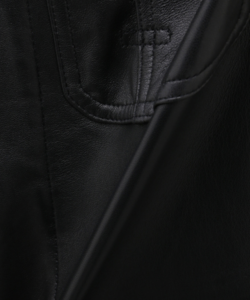 Schott(ショット)の「【Schott / ショット】LAMB LEATHER COVERALL JACKET(ライダースジャケット・メンズ・ブラック・MEDIUM/LARGE/X-LARGE)」の20枚目の写真