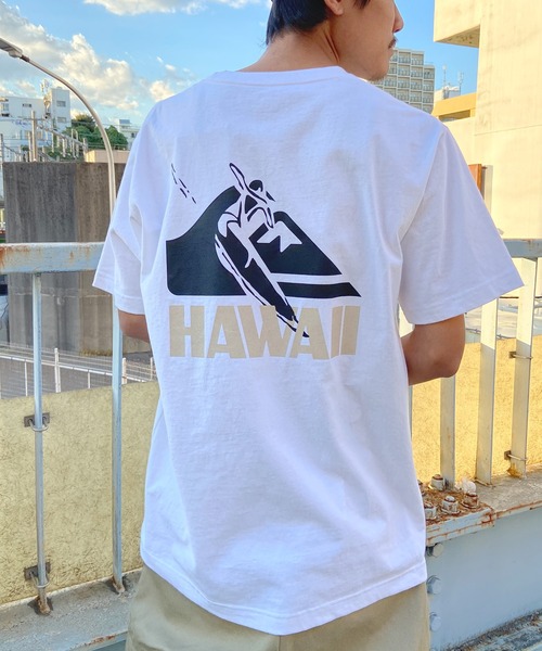 Quiksilver(クイックシルバー)の「QUIKSILVER/クイックシルバー ポケットTシャツ 半袖 ポケT バックプリント クルーネック レギュラーフィット ピグメント加工 QST242006(Tシャツ/カットソー・メンズ・ブルー/チャコール/ホワイト・M/L)」の2枚目の写真