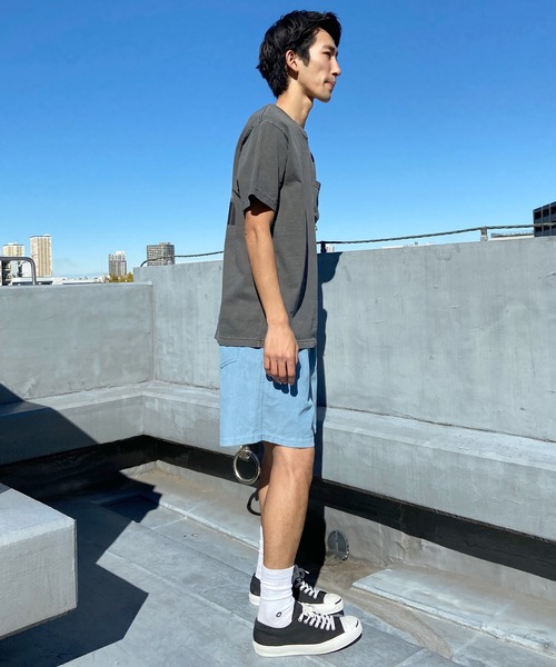 Quiksilver(クイックシルバー)の「QUIKSILVER/クイックシルバー ポケットTシャツ 半袖 ポケT バックプリント クルーネック レギュラーフィット ピグメント加工 QST242006(Tシャツ/カットソー・メンズ・ブルー/チャコール/ホワイト・M/L)」の17枚目の写真